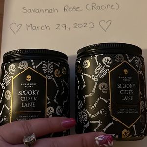 Bath and Bodyworks Spooky Cider Lane